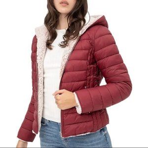 Love Tree Reversible Puffer Jacket